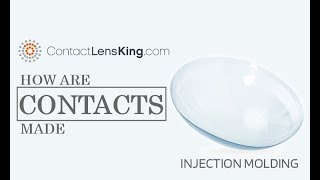 How Are Contact Lenses How Contact Lenses Are Manufactured Using Injection Molding [upl. by Ssidnak]