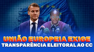 União Europeia Coloca O Conselho Constitucional Contra A Parede E Exige Transparência Eleitoral [upl. by Ladnyc]