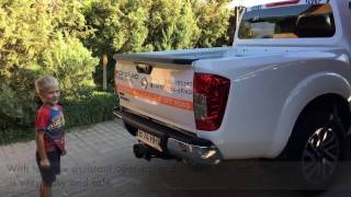 Tailgate Assist for Nissan NP300 by Limitless Aceessories powered by pickup4x4eu [upl. by Athallia]