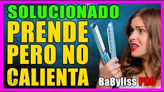 👍 Como REPARAR una PLANCHA de PELO BaByliss 🤩 PRENDE pero NO CALIENTA babylisspro tutorial [upl. by Akinit423]