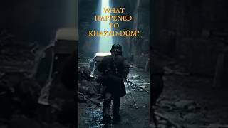 WHY IS KHAZADDÛM DESTROYED lotr tolkien lordoftherings [upl. by Short]