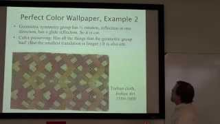 Ethnomathematics Lecture 5 Color Symmetries [upl. by Ihtraa694]