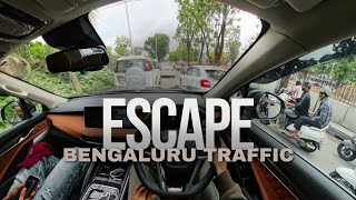 Dodging Bangalores Traffic MG Gloster POV Drive  Shot with Insta360 X4 [upl. by Attelahs]