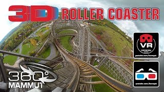 3D 4K 360° Roller Coaster  Mammut Gerstlauer Roller Coaster  VR180 Experience onride [upl. by Gievlos207]