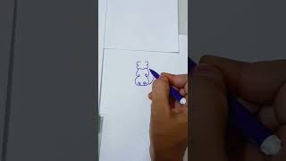 Easy method drawing shorts [upl. by Etram]