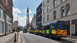 Blackpool Police Prepare for Protest [upl. by Halie]