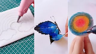 8 COOL ART IDEAS  Painting hacks for BEGINNERS  easy art tips  painting techniques [upl. by Aerdnad934]