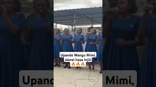 Upande wangu Mimi sionei Haya injili sda music choir [upl. by Marb]