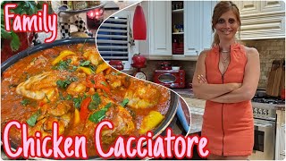 How To Make THE BEST Chicken Cacciatore  Rustic Family Recipe [upl. by Malva292]