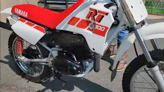 TIME CAPSULE 2 STROKE TUESDAY YAMAHA RT100 PRISTINE ORIGINAL 1990 [upl. by Dalury262]