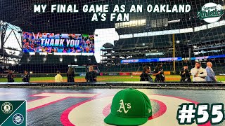 Its over Oakland As FINAL game at Coliseum [upl. by Jobey968]