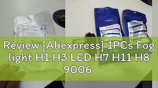 Review Aliexpress 1PCs Fog light H1 H3 LED H7 H11 H8 9006 HB4 9005 HB3 Car Headlight Bulbs LED La [upl. by Arrak]