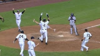 Yanks win in an unusual walkoff [upl. by Fabrienne]