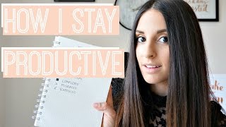 5 TIPS TO BE MORE PRODUCTIVE AND ORGANISED [upl. by Regina]