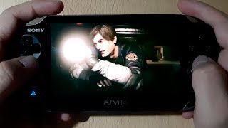 Resident Evil 2 Remake  PS Vita Gameplay  Remote Play PS4 Pro [upl. by Sturrock]