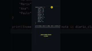 Aplicando condições em dicionários Python  shorts [upl. by Xerxes328]