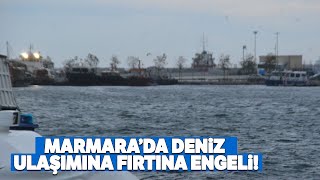 Deniz Ulaşımında Seferler İptal Edildi [upl. by Nas]