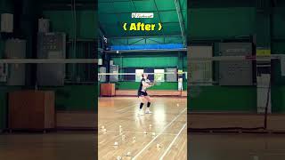 Badminton backhand and overhand quick reply practice session [upl. by Sayette]