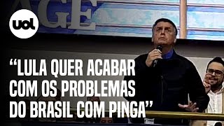 Bolsonaro ironiza que Lula teria solução para a guerra entre Rússia e Ucrânia [upl. by Christye]