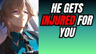 He gets injured for you  Aventurine x Listener Honkai Star Rail ASMR [upl. by Neeleuqcaj]