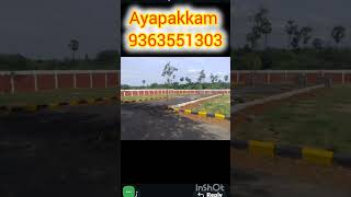 Ayapakkam land sales cmda Rera approved chennai [upl. by Etnoed616]