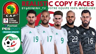 PES2021PS4 Copy Faces Algérie DZ 100 Modélisée  Lien Download [upl. by Seaman]