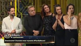 Renata Alves e Geraldo Luís emocionam a todos com homenagem para Marcelo Rezende no Família Record [upl. by Fasa]