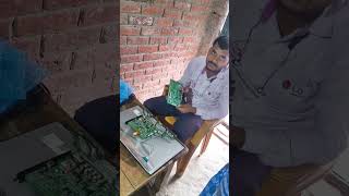 led tv on nahi ho raha hai  led tv one time blink led ledtv trending repair technical shorts [upl. by Atteve]