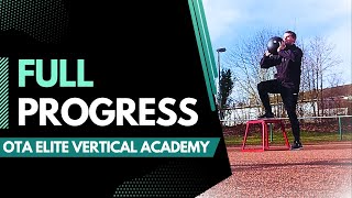 Full Vertical Jump Progress with OTA Elite Vertical Academy [upl. by Hyacinthe]