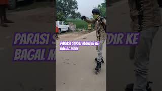 Pawan kare Pujatrending skatingshorts reels road rider short song [upl. by Felten]