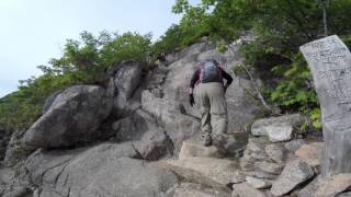 Precipice Trail Acadia Highlights w a fear of heights and bad knees 92015 [upl. by Ellehs123]