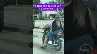 Cubanos en motos y autos de la Rusia comunista por todo Miami [upl. by Konrad]