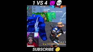 Smooth 444 😡💢 nonstopgaming 1vs4 gameplay 😤 ffshorts ajjubhai gyangaming totalgaming freefire [upl. by Evers]