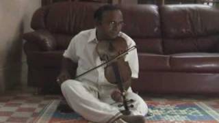 TKV Sir Carnatic violin  Charukesi Raga [upl. by Ahsiekat]