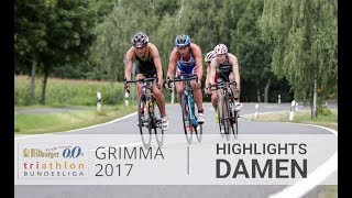 1 Bitburger 00 TriathlonBundesliga Grimma 2017  Highlights Damen [upl. by Tiphane]