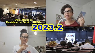 STUDY VLOG faculdade de direito  UFBA 20232  volta às aulas rotinadeestudantededireito ufba [upl. by Einafets]