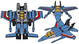 Retro G1 Thundercracker BOOOOMMMMMMMM [upl. by Eniamart]