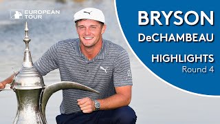 Bryson DeChambeaus first European Tour win  2019 Omega Dubai Desert Classic [upl. by Notsirb]