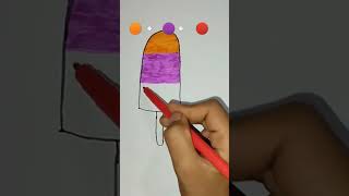 Drawing Icecream drawing artist art shorts [upl. by Marje]