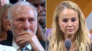 Becky Hammon Shares Emotional Moment w Coach Pop During Her HOF Speech ❤️ [upl. by Flo]