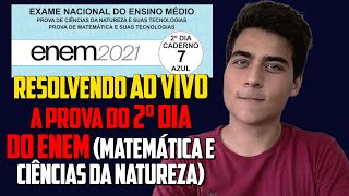 Resolvendo a prova do 2º DIA do ENEM ao Vivo  Matemática e Natureza [upl. by Mirella392]