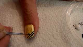 Tutorial uñas decoradas Nail art Nº44 Cinco tutoriales fáciles en unoMP4 [upl. by Airda850]