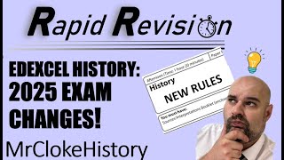 EdExcel GCSE History Changes to 2025 Exams [upl. by Damalas]