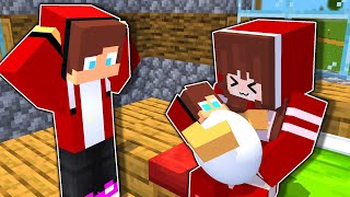 Maizen JJ had a baby👶  Minecraft Parody Animation Mikey and JJ [upl. by Melany746]