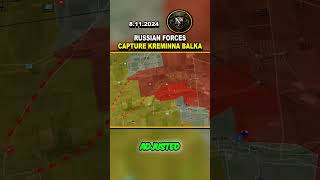 🏳️ RUSSIAN FORCES CLAIM FULL CONTROL OVER KREMINNA BALKA russia ukraine shorts trending [upl. by Leizo]