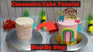 Cocomelon Theme Cake🎂  Cocomelon Cake  Cocomelon Cake Topper  Cocomelon Cake Tutorial [upl. by Christabella135]