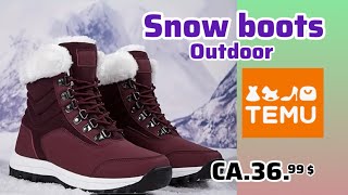 SNOW BOOTS OUTDOOR HIKING BOOTS trending giftideas winterboots gift shortvideo [upl. by Skill681]