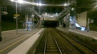 Cab Ride RER D Melun à Paris Gare de Lyon via CombslaVille  Quincy Nuit [upl. by Dalia]