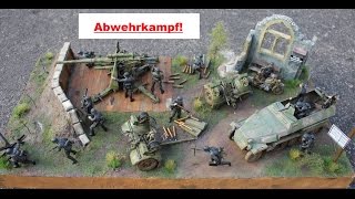 Tamiyas Flak 88  Tamiya Sdkfz 251 Diorama 135 quotAbwehrkampfquot [upl. by Adur880]