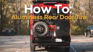 How To Aluminess rear ladder tire removal [upl. by Eissahc]